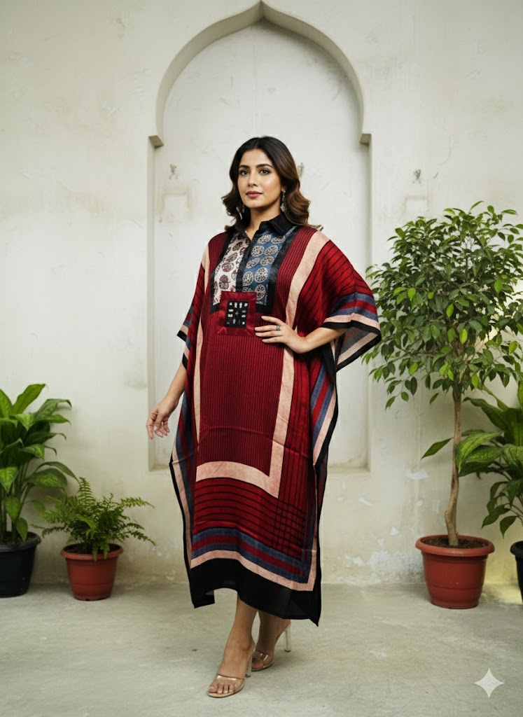 Ajrakh Modal Kaftans 4803