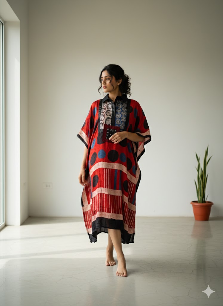 Ajrakh Modal Kaftans 4803