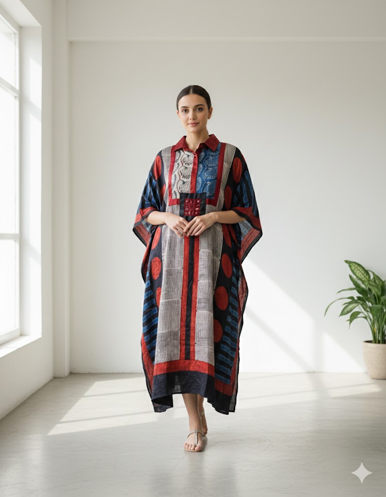 Ajrakh Modal Kaftans 4803