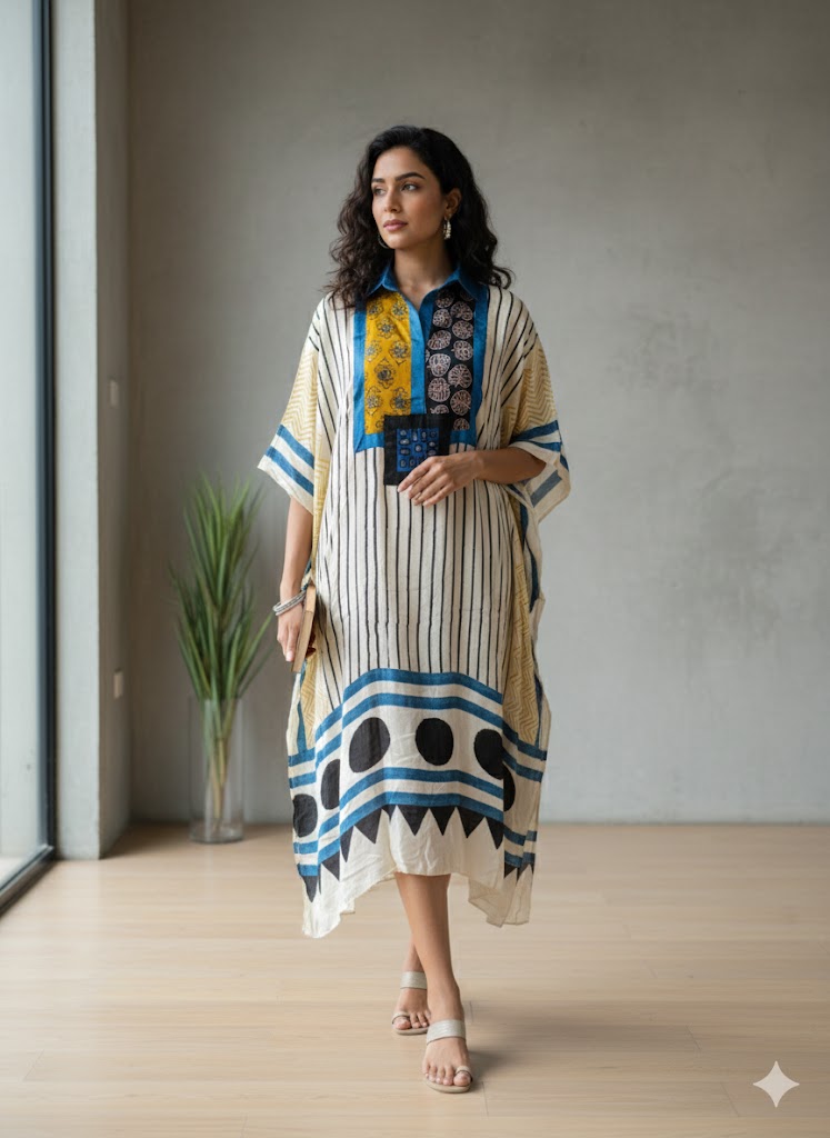 Ajrakh Modal Kaftans 4803