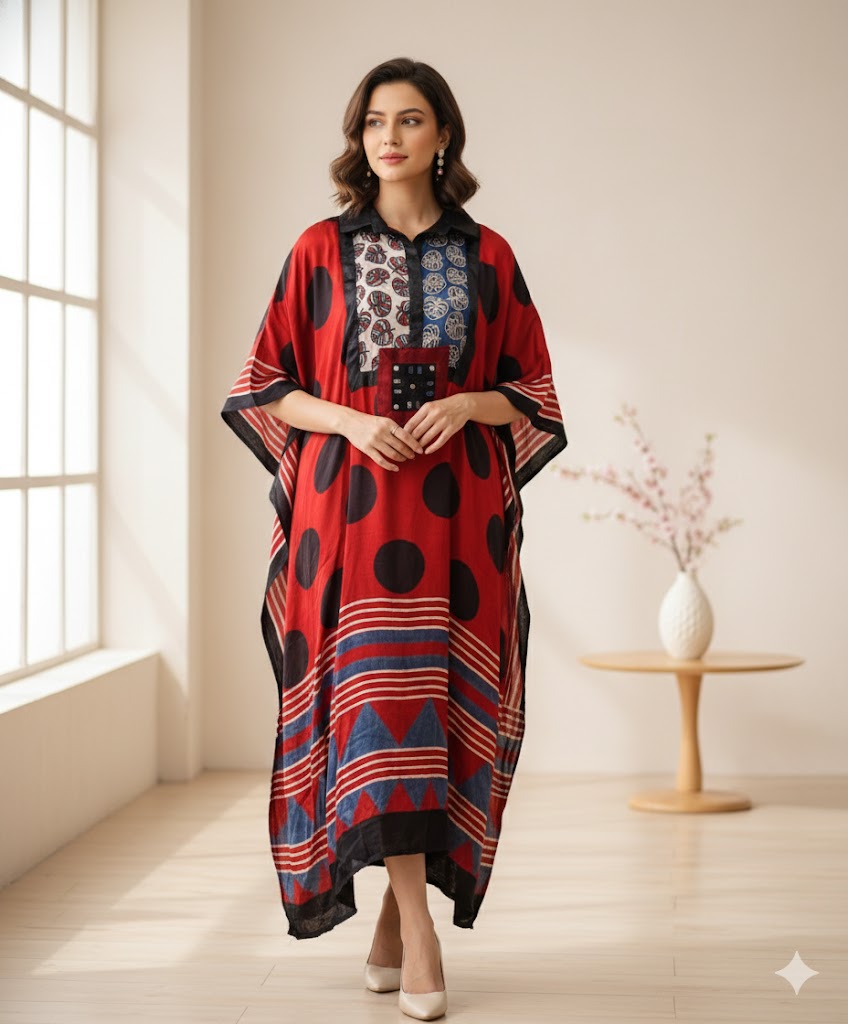 Ajrakh Modal Kaftans 4803