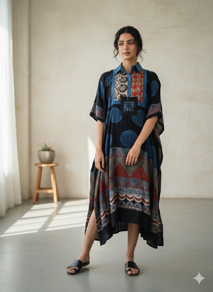 Ajrakh Modal Kaftans 4803