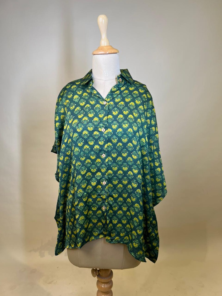 Ajrakh Modal Shirt Kaftans 5015