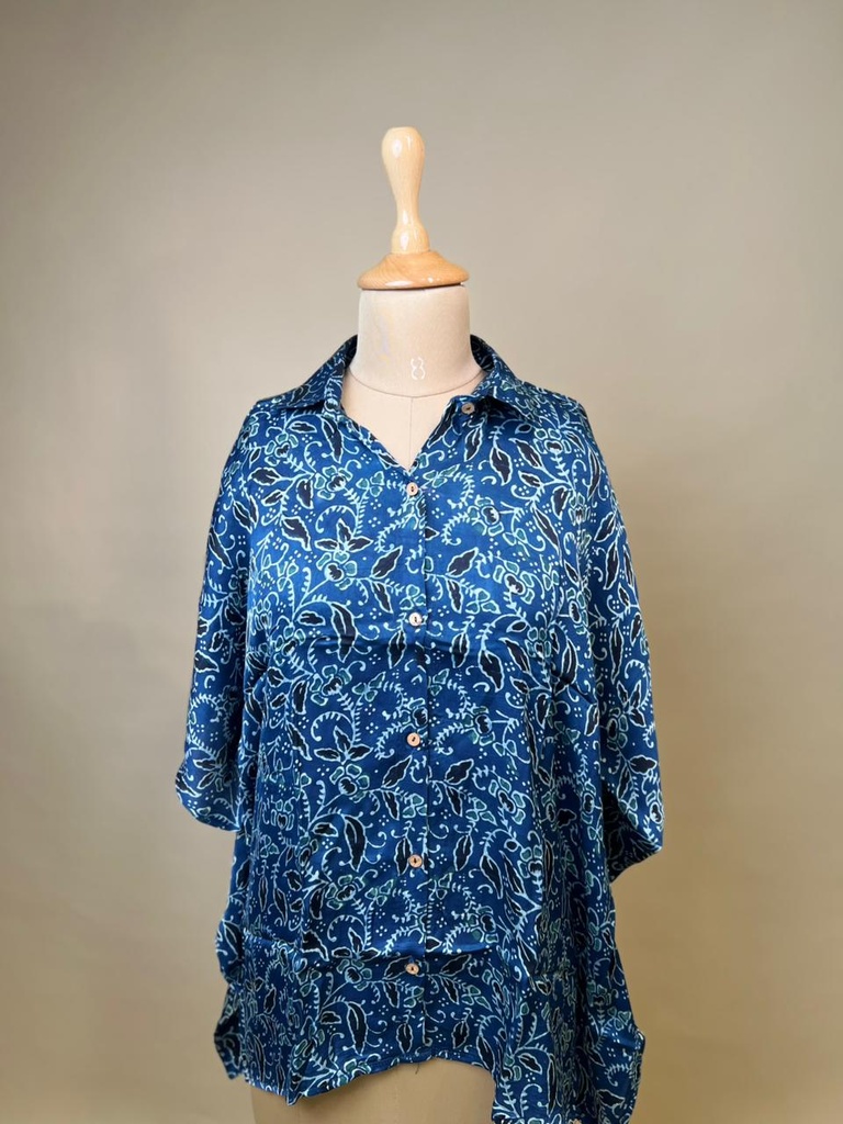 Ajrakh Modal Shirt Kaftans 5015