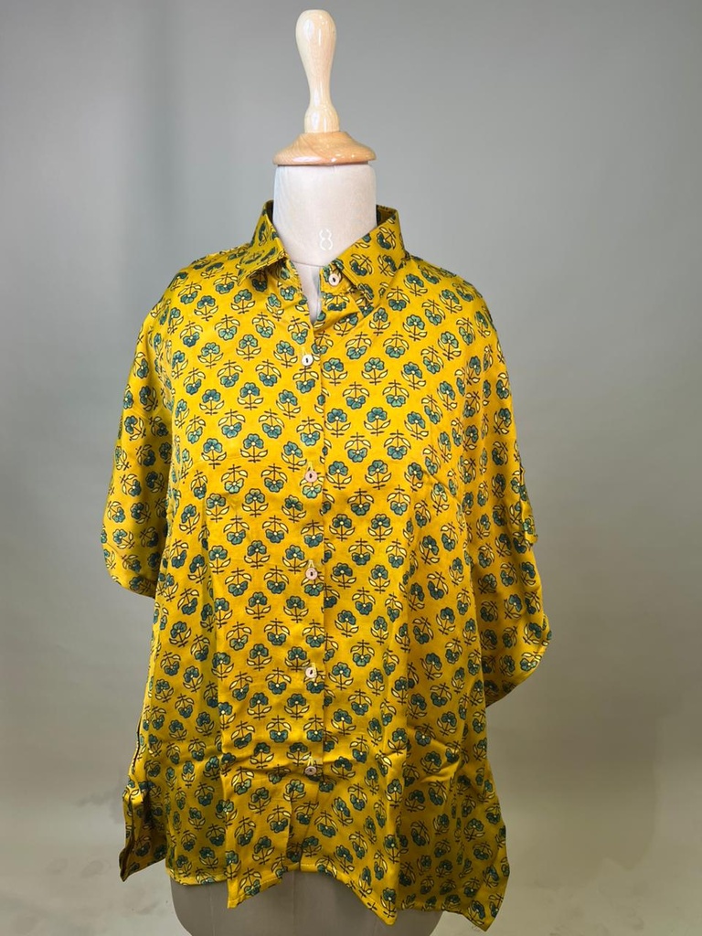 Ajrakh Modal Shirt Kaftans 5015