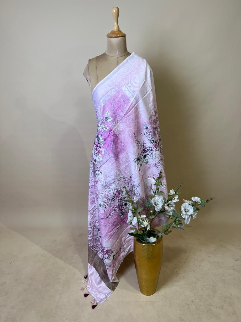 Digital Printed Tusser Dupatta 4781