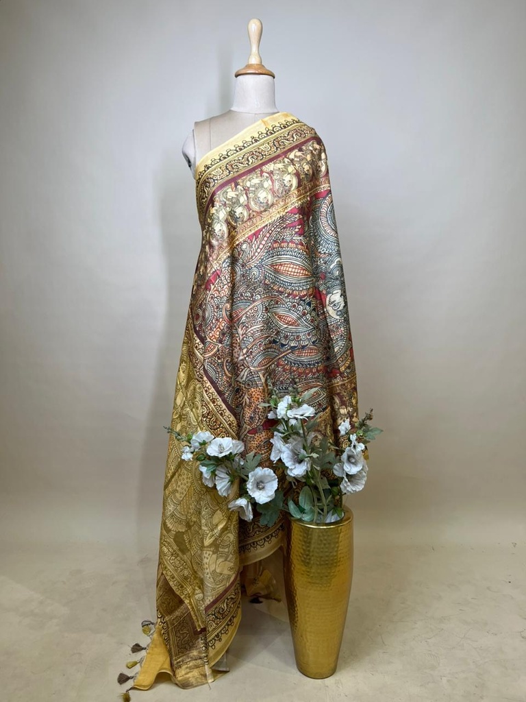 Digital Printed Tusser Dupatta  4781