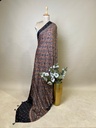 Ajrakh Mirror Work Silk Dupatta 5035