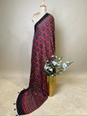 Ajrakh Mirror Work Silk Dupatta  5035 