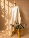 Tusser silk Dupatta 4781 Cream