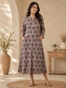 Ajrakh Aline Cotton Kurti 5028