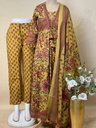  Premium Cotton Anarkali Kurti Set 5043