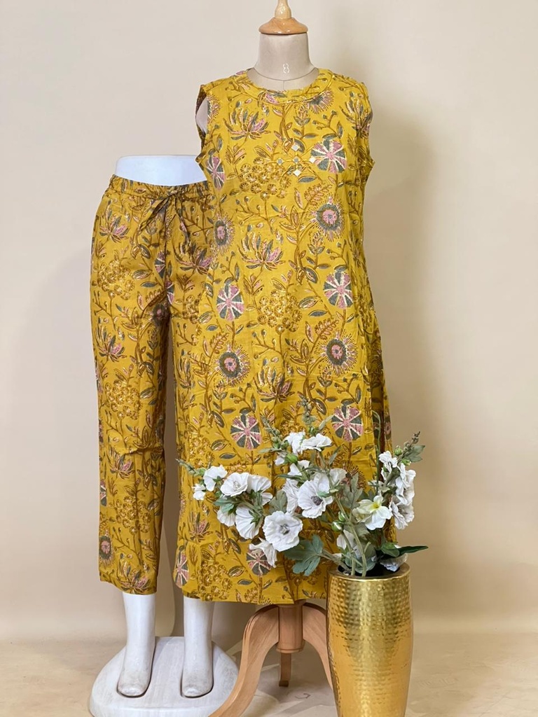 Premium Cotton Coord Set 5043