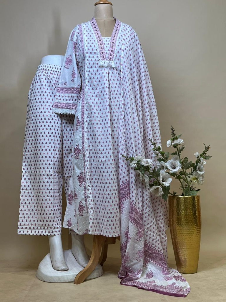 Premium Cotton Kurti Set 5609