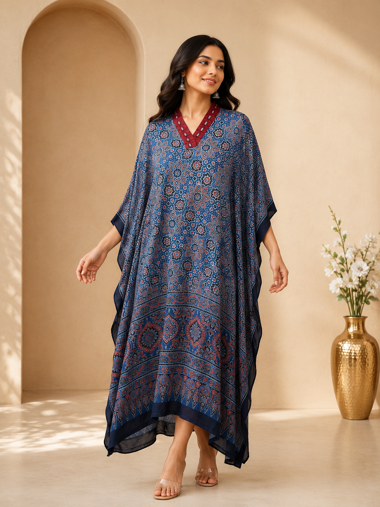 Ajrakh Modal Kaftans 4803