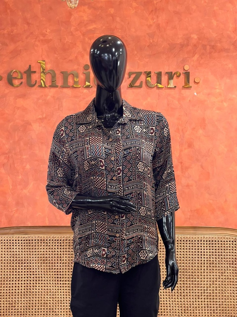 Ajrakh Modal Shirts 5015