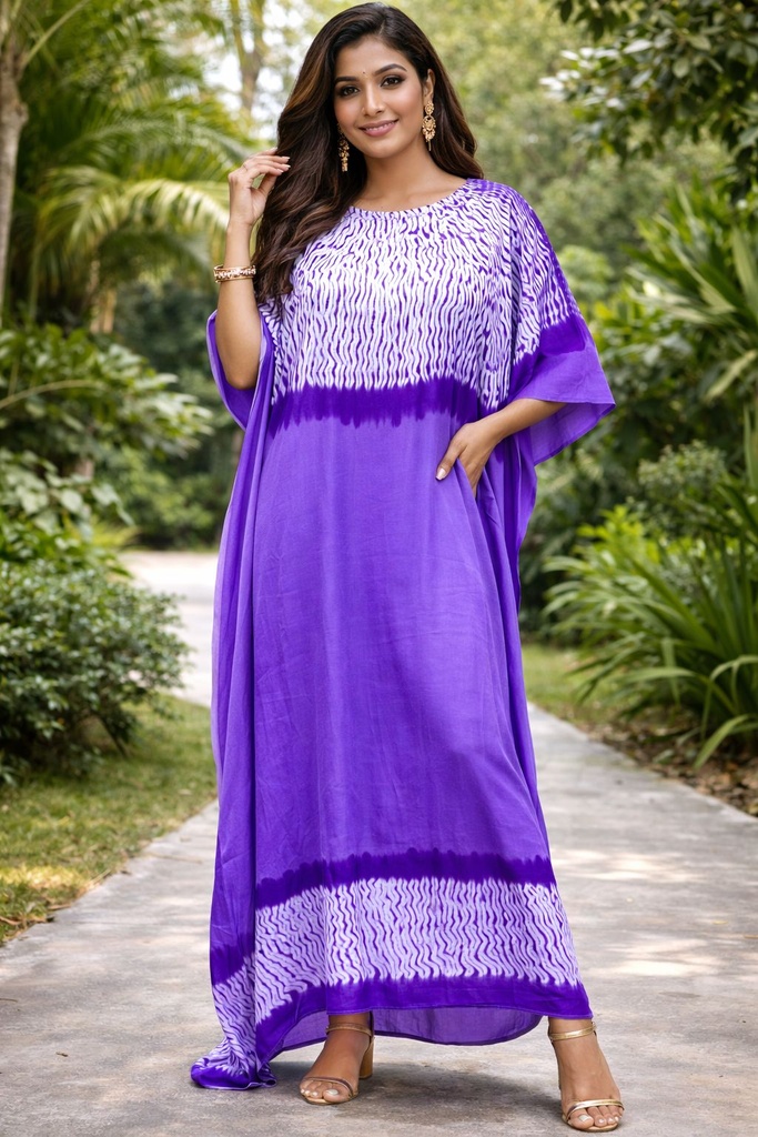 Shibori Modal Kaftans 4803