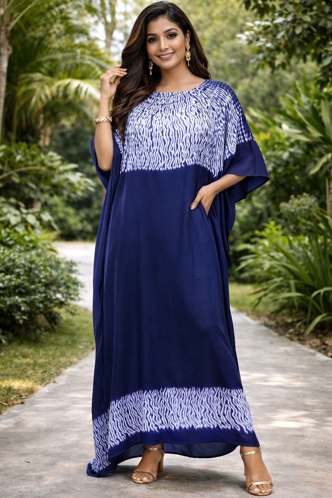 Shibori Modal Kaftans 4803