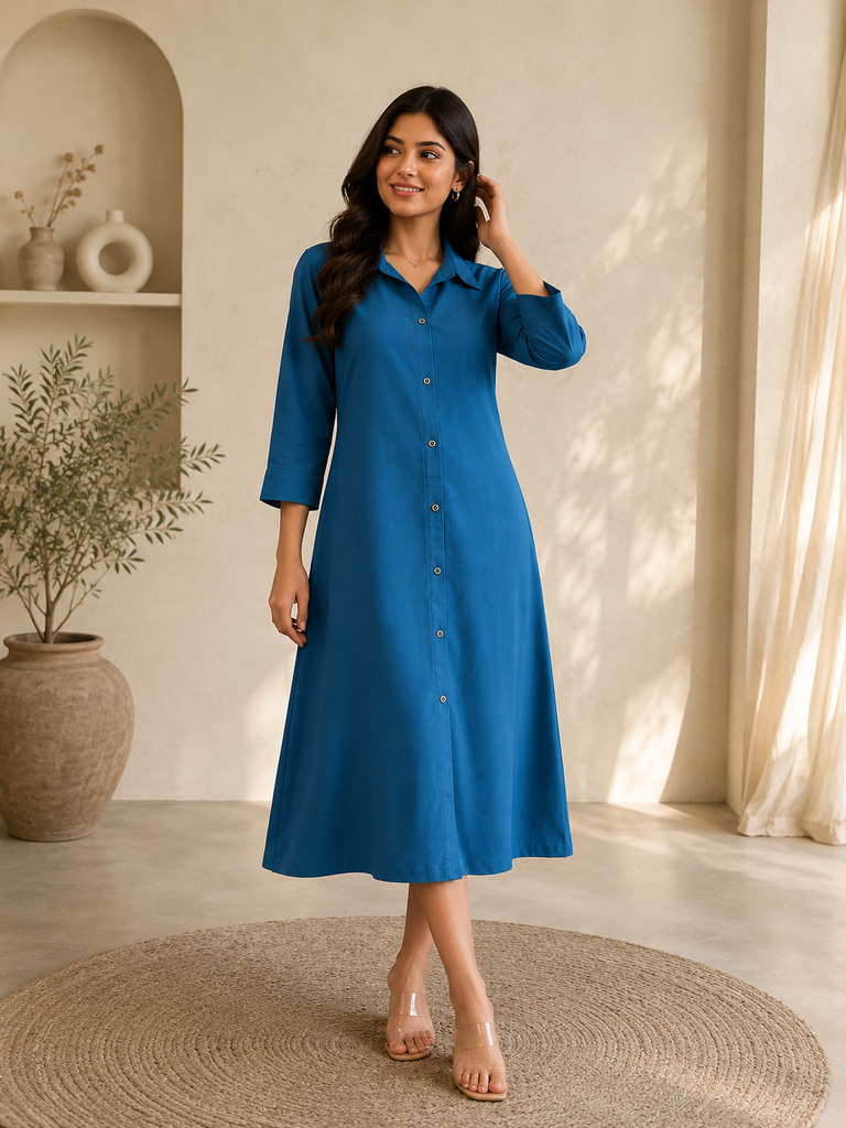  Premium Cotton Kurti 5058