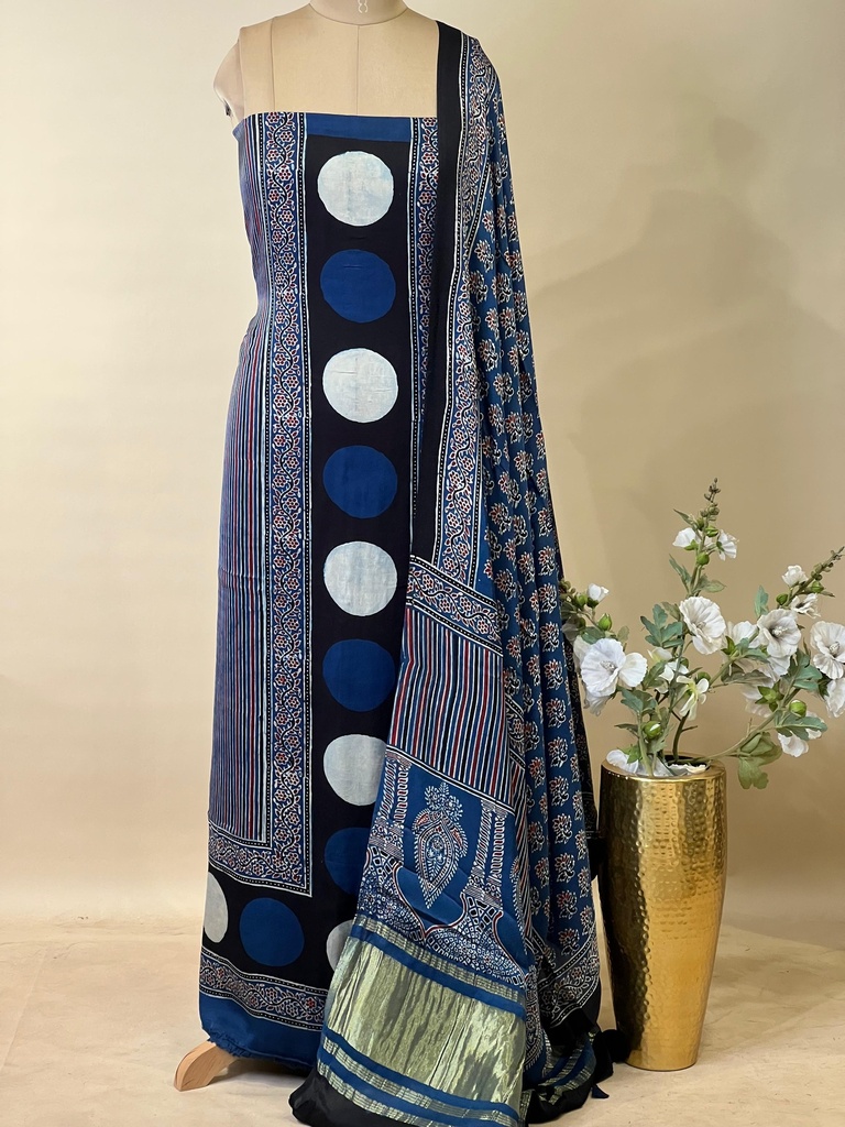 Ajrakh Modal Suit Sets 5012