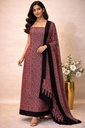 Ajrakh Modal Top Dupatta Sets 5012