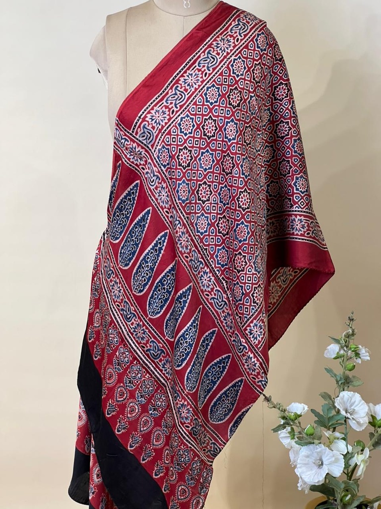 Ajrakh Modal Stoles 5071
