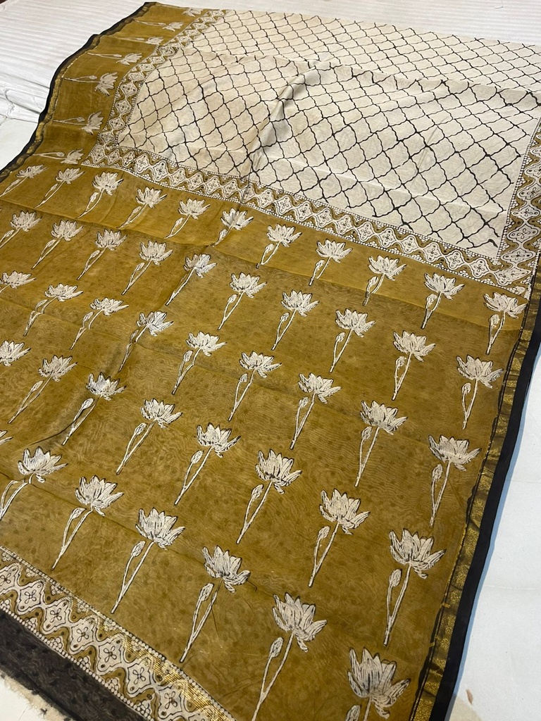 Chanderi Silk Saree 5018