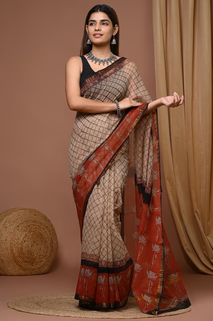 Kota Doria Saree 5012