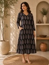 Ajrakh Aline Cotton Kurti 5028