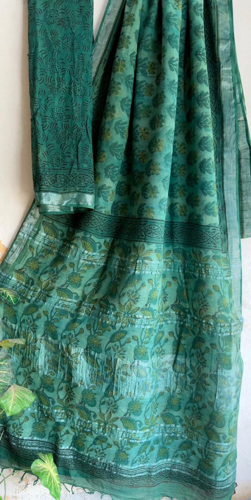 Linen Cotton Saree 5012