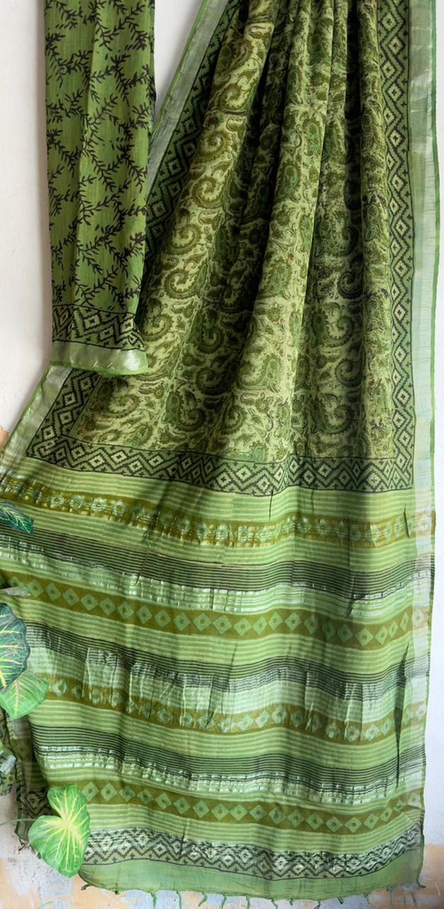 Linen Cotton Saree 5012