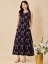 Ajrakh Cotton Kurti 5054 