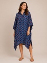 Ajrakh Modal Shirt Kaftans 5015 BLUE