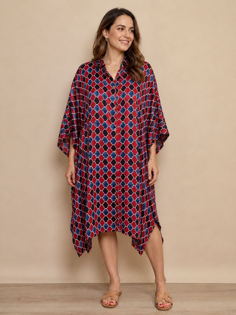 Ajrakh Modal Shirt Kaftans 5015