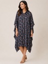 Ajrakh Modal Shirt Kaftans 5015 BLACK