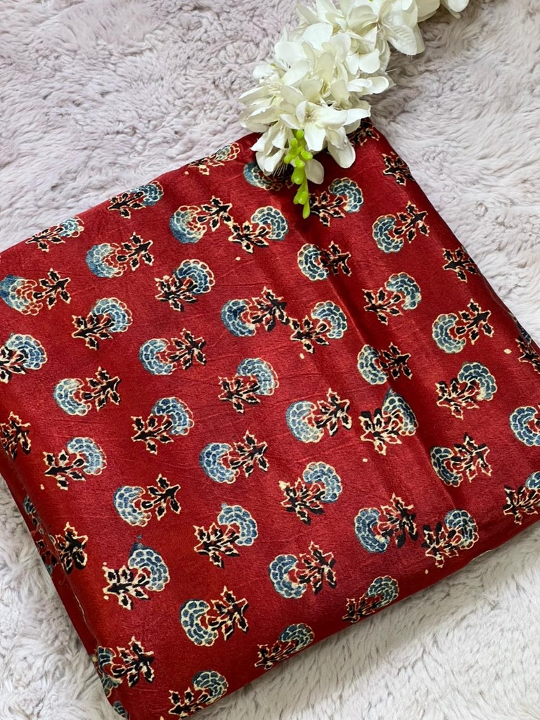 Ajrakh Mashru Fabric 4215