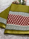 Zari border Cotton Sarees 5013