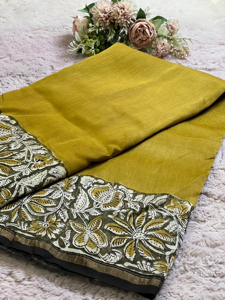 Chanderi Silk Cotton Sarees 5014