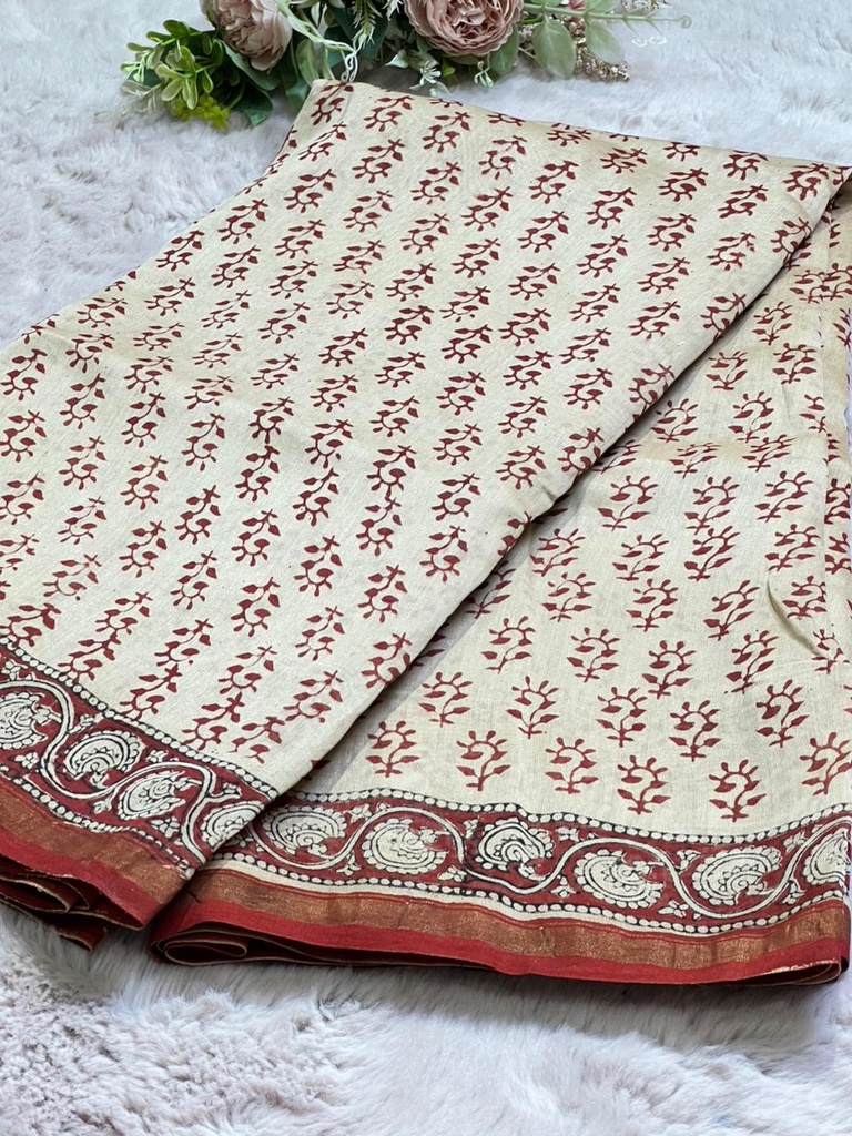 Chanderi Silk Cotton Sarees 5014