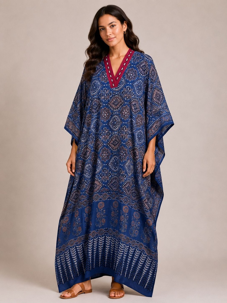 Ajrakh Cotton Kaftans 4802 