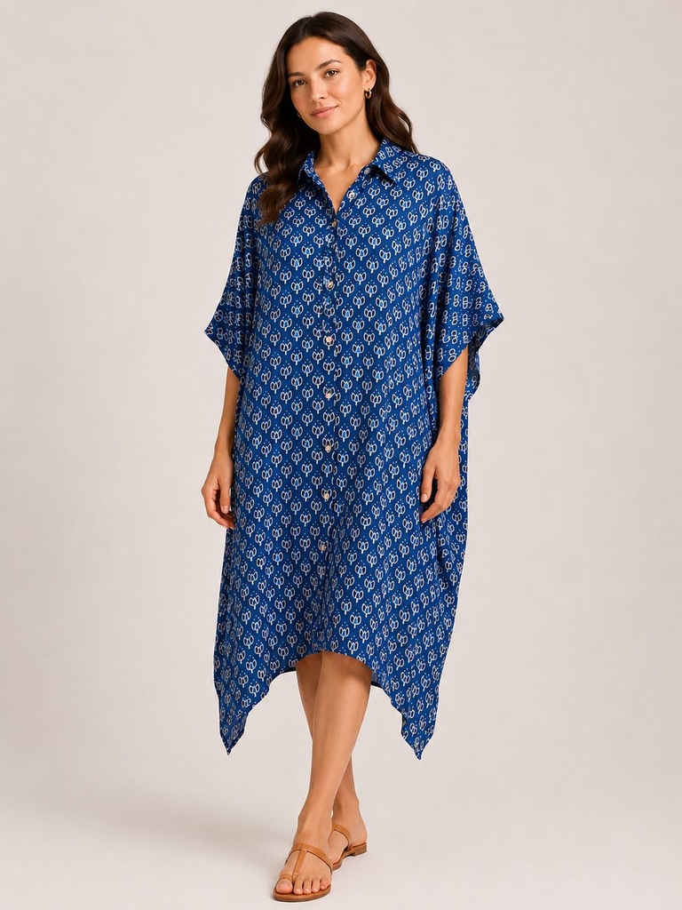 Ajrakh Modal Shirt Kaftans 5015 