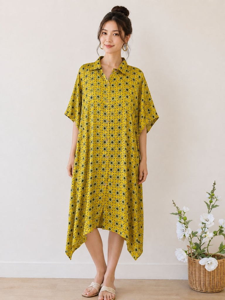 Ajrakh Modal Shirt Kaftans 5015 