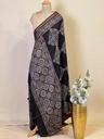 Ajrakh Chanderi Silk Dupatta 5017 