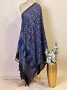 Ajrakh Chanderi Silk Dupatta 5017