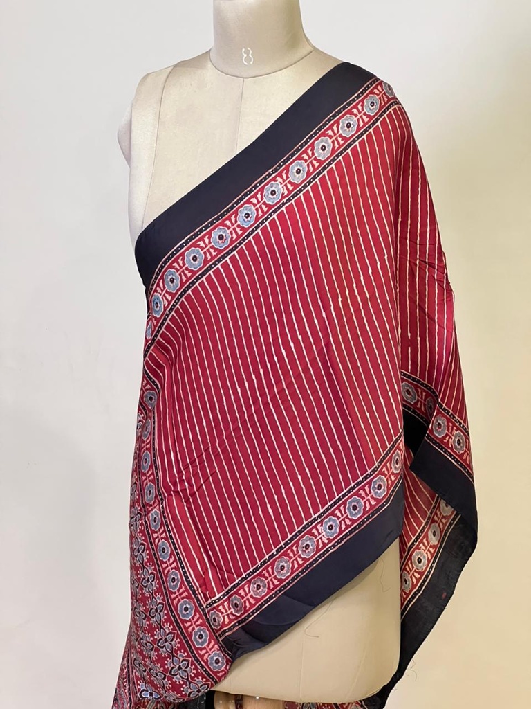 Ajrakh Modal Stoles 5071