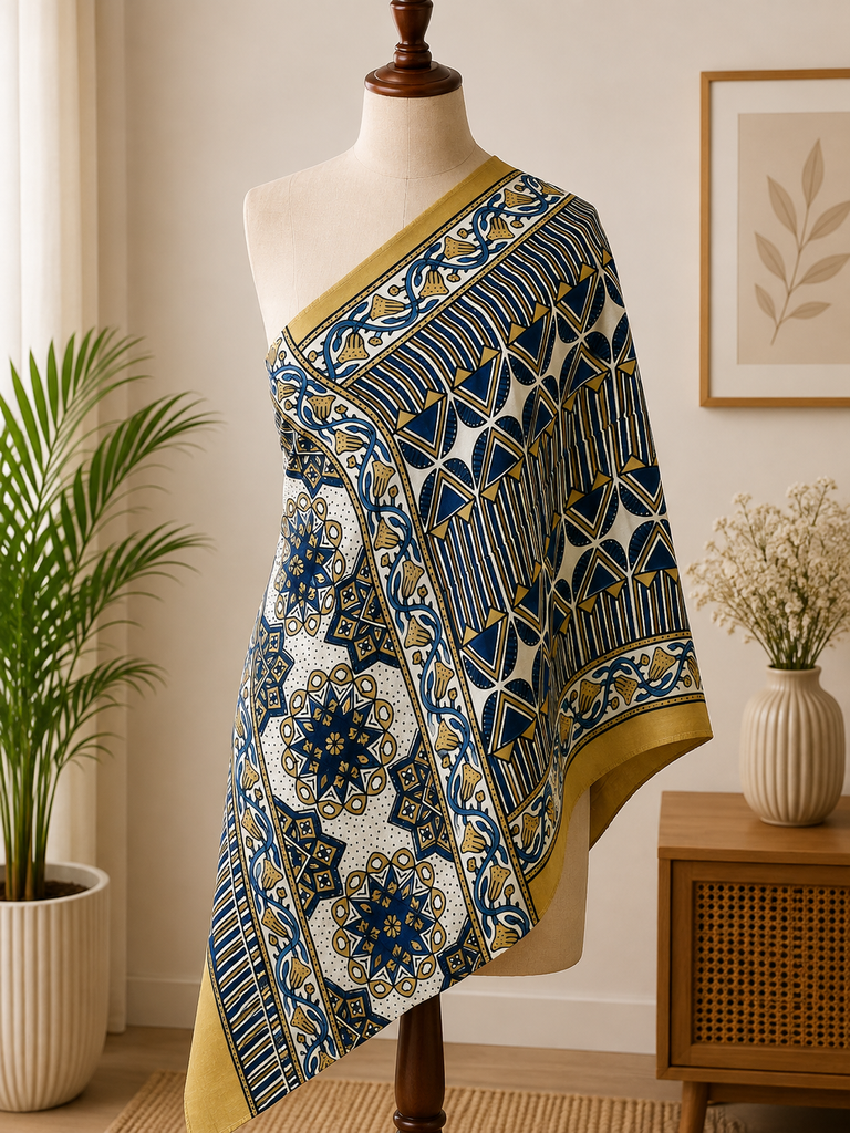 Ajrakh Modal Stoles 5071