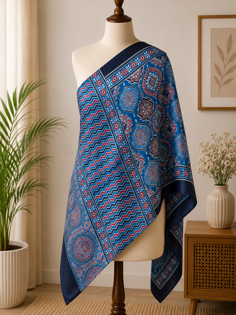 Ajrakh Modal Stoles 5071
