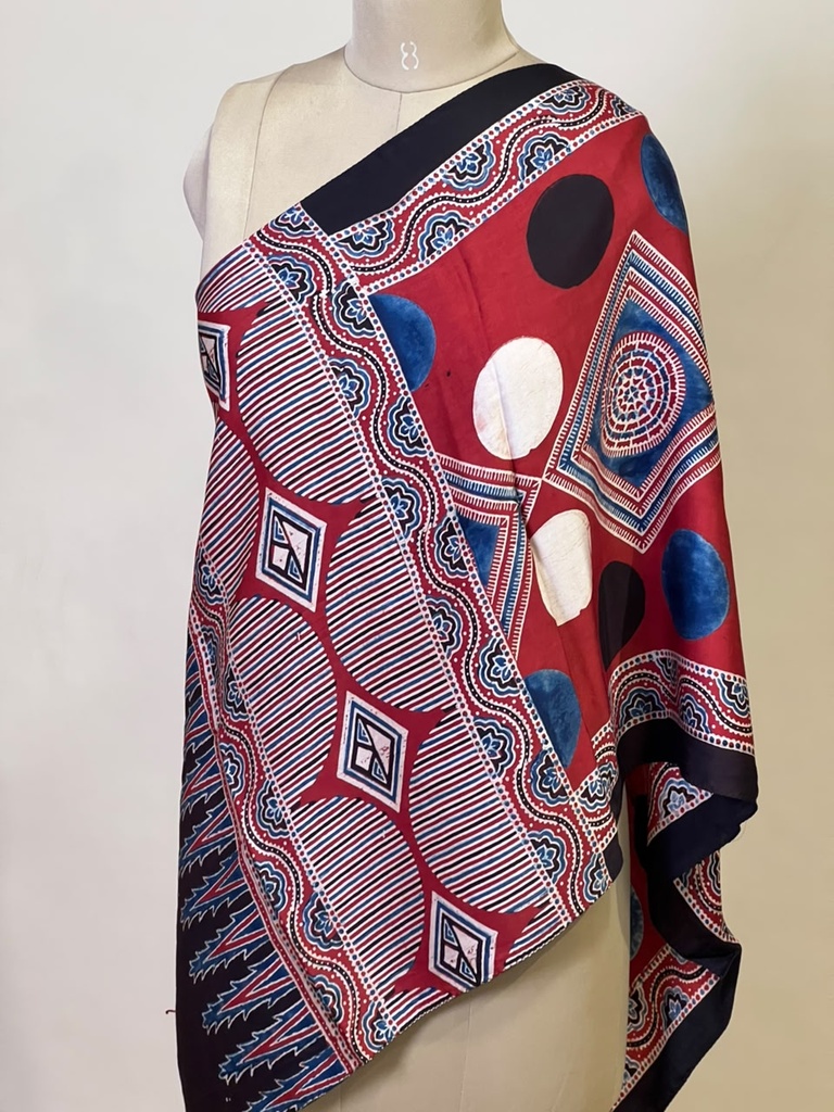 Ajrakh Modal Stoles 5071