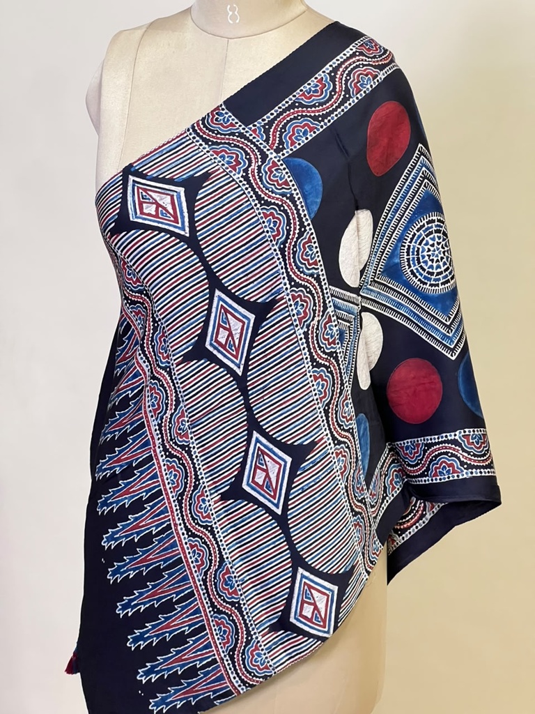 Ajrakh Modal Stoles 5071