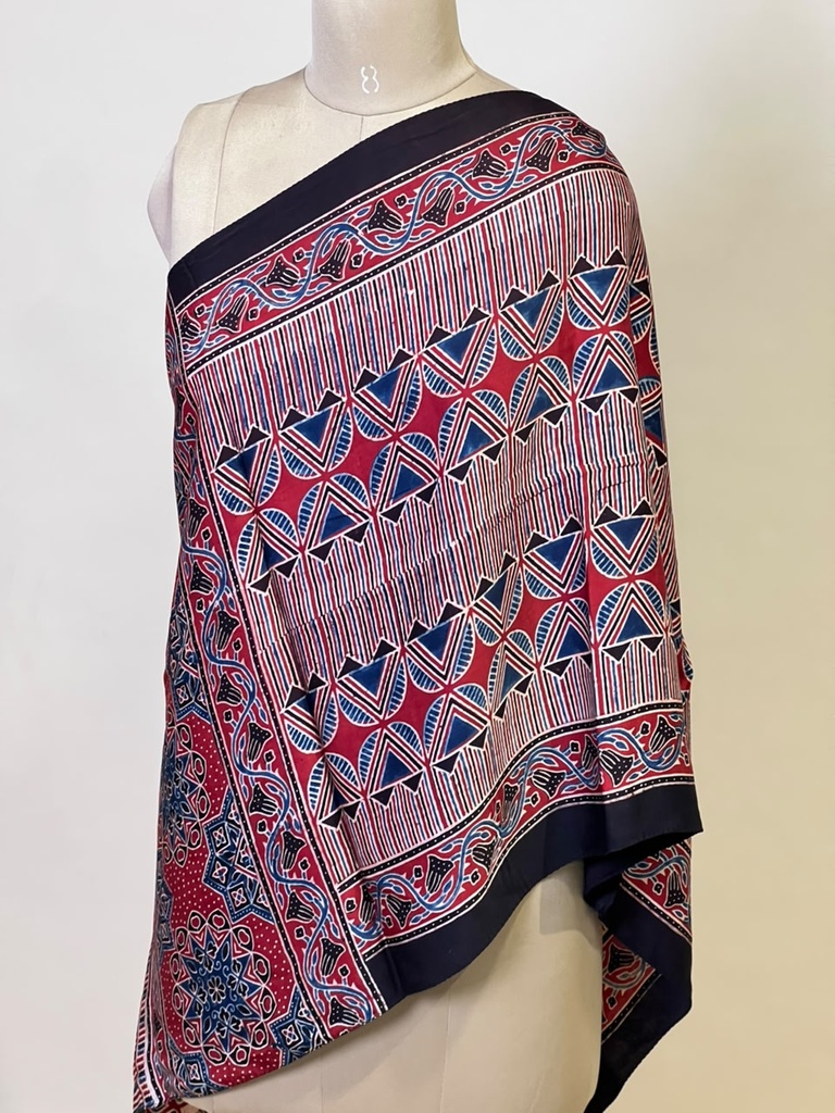 Ajrakh Modal Stoles 5071